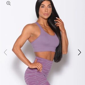 Purple Sports Bra and Leggings Set